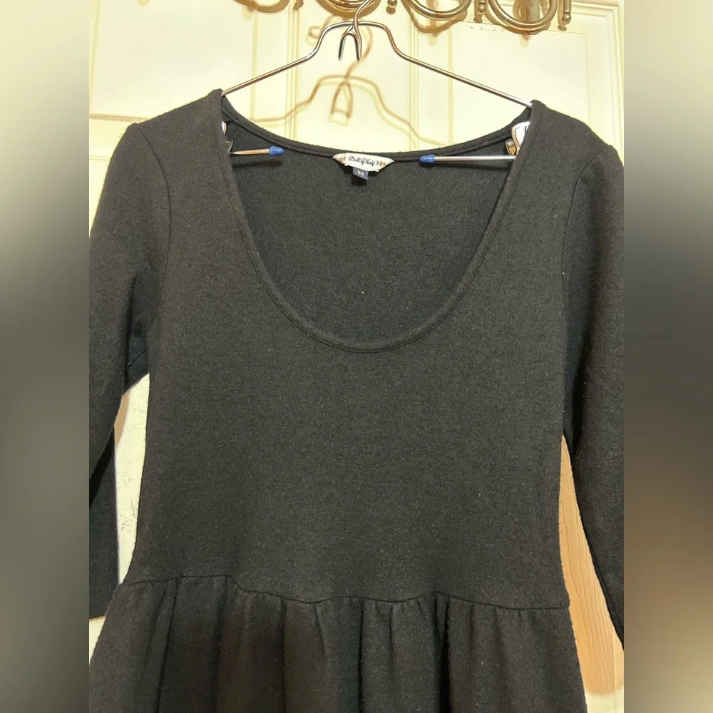 Built by Wendy minimalist black dress wool/angora XS - Picture 7 of 7